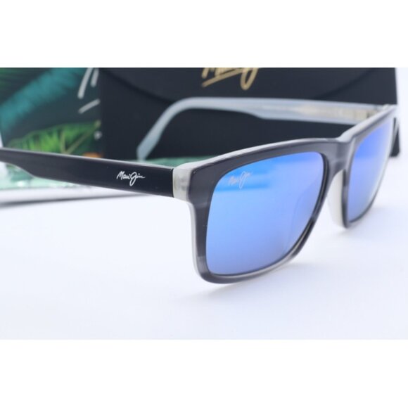 Maui Jim Waipio Valley MJ 812-06E Tortoise Square Sunglasses Blue polarized Lens - Picture 4 of 6
